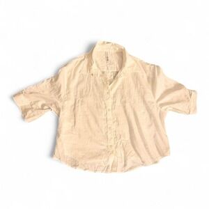 Athleta Button Short Sleeve Shirt